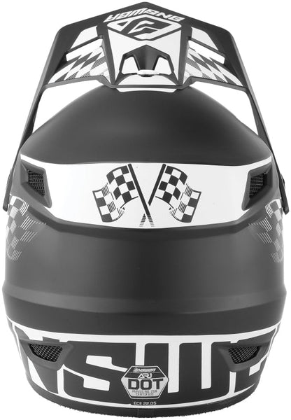 Answer AR1 Sweep Helmet Black/White Youth - Small 442924