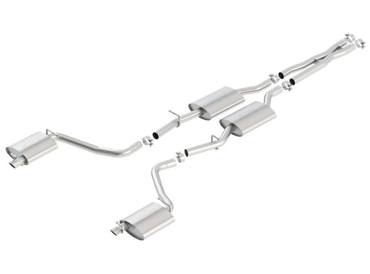 Borla 2015 Dodge Challenger 3.6L V6 S-TYPE Catback Exhaust No Tips Factory Valance 140649
