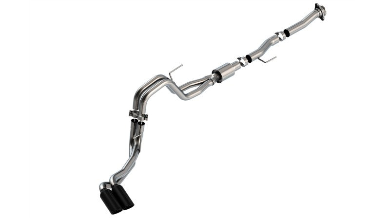 Borla F-150 2021 5.0L 2dr RC SB (122.8 WB) XL/XLT 3/2.25 DSE Cat-Back ATAK Black Chrome