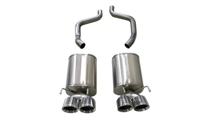 Corsa Performance 05-08 Chevrolet Corvette (C6) 6.0L/6.2L Polished Sport Axle-Back