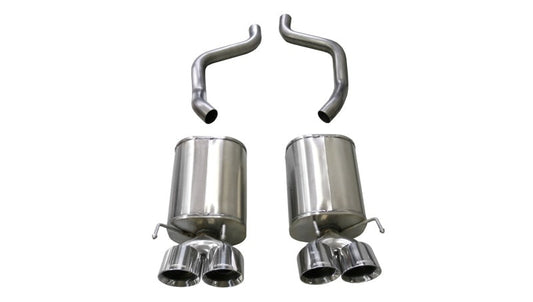 Corsa Performance 05-08 Chevrolet Corvette (C6) 6.0L/6.2L Polished Xtreme Axle-Back