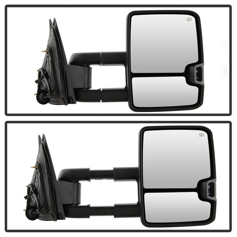Spyder xTune Chevy Silverado 14-16 Heated Amber LED Signal Telescoping Mirrors