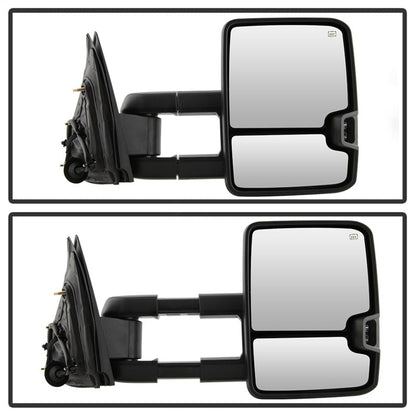 Spyder xTune Chevy Silverado 14-16 Heated Amber LED Signal Telescoping Mirrors