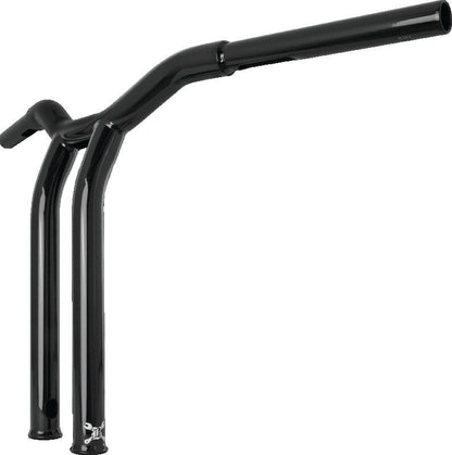 Burly Brand Dominator Raked Bar 14in - Gloss Black B12-6053B