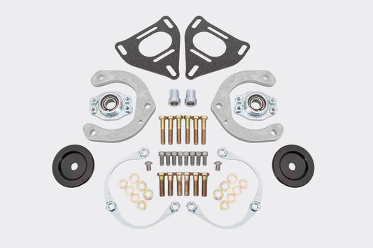 BMR Suspension BMR 16-24 Chevrolet Camaro Caster Camber Plates (Coil-Over Only) - Black Hammertone WAK361H