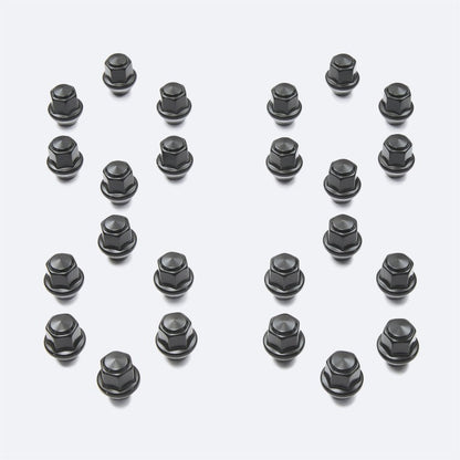 Ford Racing M12 x 1.5 Black Lug Nut - Set of 24 M-1012K-BR