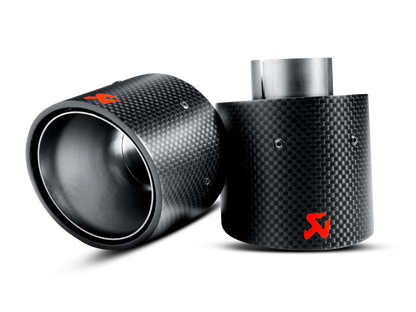 Akrapovic 07-14 MINI Cooper S (R56) / Cooper S Cabrio (R57) Tail Pipe Set (Carbon) TP-MINR56/57-CA