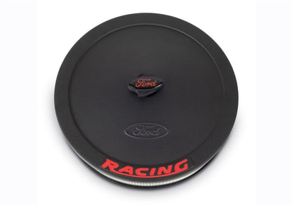 Ford Racing Air Cleaner Kit - Black Crinkle Finish w/ Red Emblem 302-352