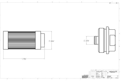 Aeromotive 100 Micron Element for 3/8'' NPT Filters