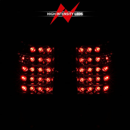 Anzo 1999-2007 Chevrolet Silverado 1500 LED Taillights Red/Clear