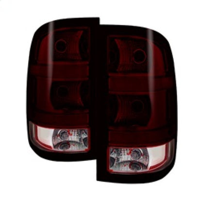 Spyder Xtune GMC Sierra 2007-2013 OEM Style Tail Light Red Smoked Alt-Jh-GS07-Oe-Rsm