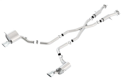 Borla 2015 Jeep Grand Cherokee SRT8 ATAK Dual Round Rolled Exit Catback Exhaust 140633