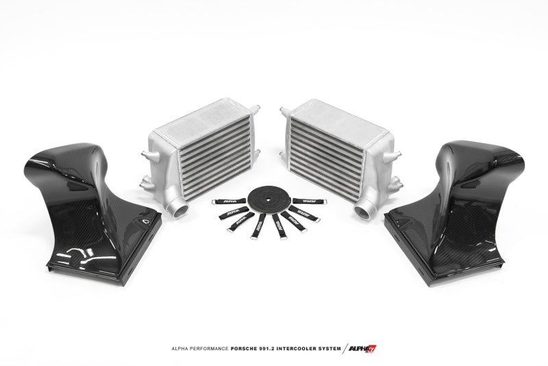 AMS Performance 16-19 Porsche Carrera/Carrera S (991.2) Alpha Intercooler Kit w/Carbon