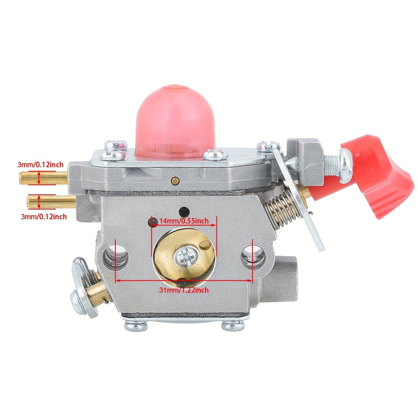 Carburetor for Poulan BVM200FE Leaf Blower — Replaces C1U-W43B