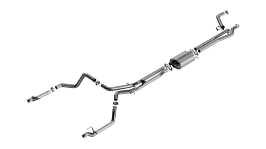 Borla 24-25 Chevy Silverado 1500 (6.2L V8) S-Type Cat Back - Factory Tips 140999