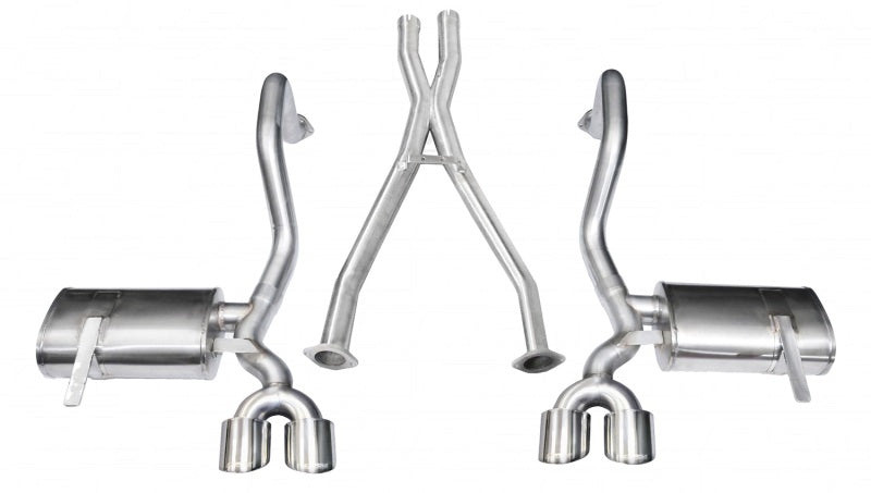 Corsa Performance 97-04 Chevrolet Corvette C5 Z06 5.7L V8 Polished Xtreme — 0W2GZ