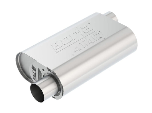 Borla CrateMuffler Small Block Chevrolet ATAK 2.5in Offset/Offset 14inx4.35inx9in Muffler 400774
