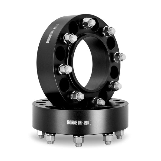 Borne Off-Road Wheel Spacers 6x139.7 78.1 38.1 M14 Black BNWS-005-381BK