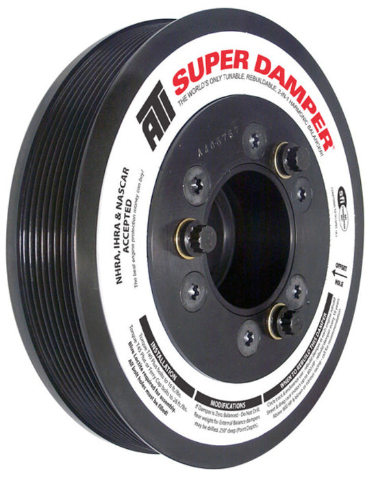 ATI Damper - 7.45in - Steel - 8 Grv - Ford 7.3 - Powerstroke - 99-03 - Ext Bal - 3 Ring