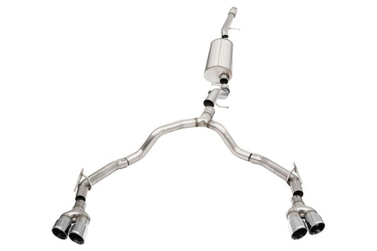 CORSA Performance Corsa 21-22 Suburban/GMC Yukon XL 6.2L 4WD Dual Rear 3/2.75in Sport Cat-Back DW 4in Pol Tips 21130