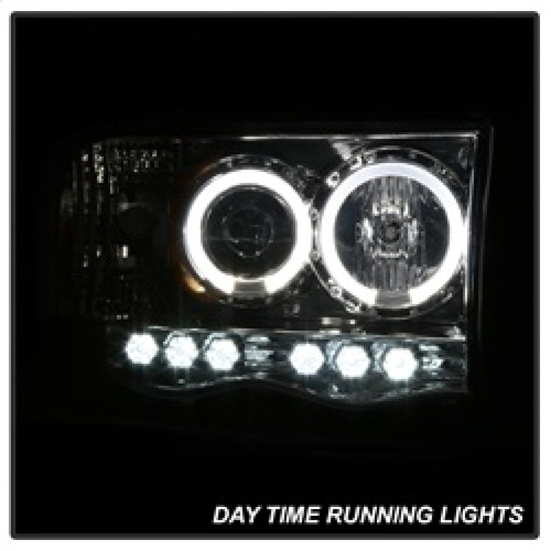 Spyder Dodge Ram 1500 02-05/Ram 2500 03-05 Projector Headlights LED Halo LED Chrm