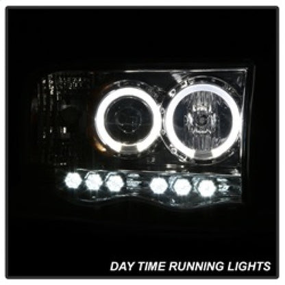 Spyder Dodge Ram 1500 02-05/Ram 2500 03-05 Projector Headlights LED Halo LED Chrm