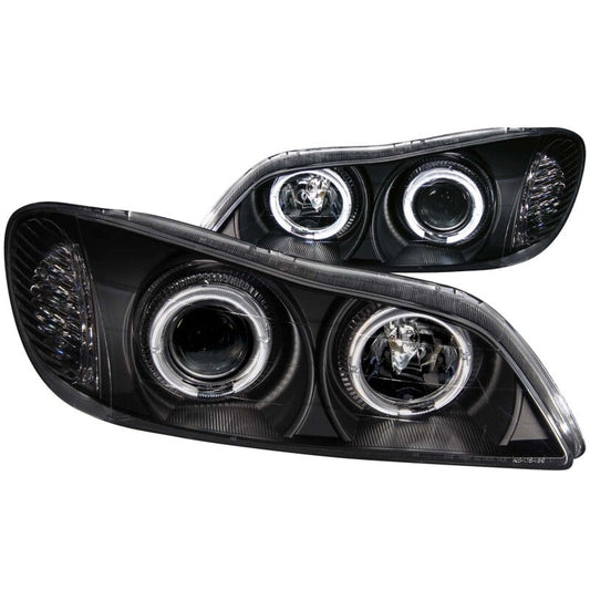 Anzo 2000-2004 Infiniti I30 Projector Headlights w/ Halo Black