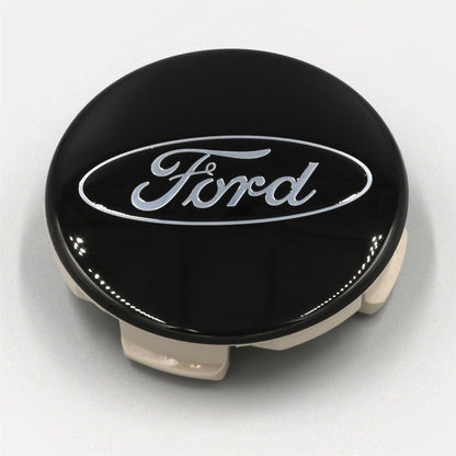 Ford Racing Ford Truck/SUV Black And Chrome Wheel Center Cap Kit M-1096K-BCT