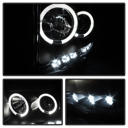 Spyder Dodge Ram 1500 02-05/Ram 2500 03-05 Projector Headlights LED Halo LED Blk