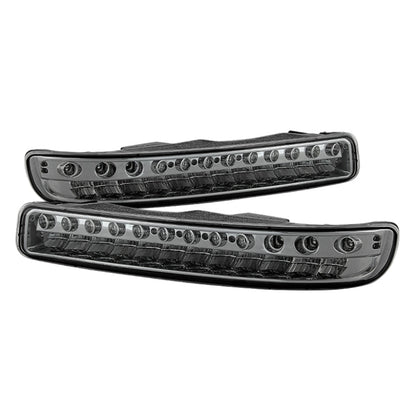 SPYDER Xtune GMC Sierra 99-06 Full LED Bumper Lights Smoke CBL-JH-GS99-LED-SM 9027130