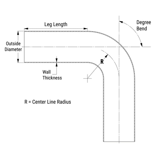 HPS Performance Products HPS 4-1/2" OD 35 Degree Bend 6061 Aluminum Elbow Pipe Tubing 15