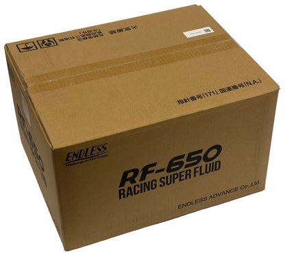 Endless RF‑650 Racing Brake Fluid 500 mL - 613°F Dry Boiling Point, Motorsport Grade RF650