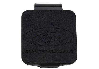 Ford Racing Rubber 2in Hitch Receiver Cover w/Ford Oval/Ford Performance Logo M-1840-FP