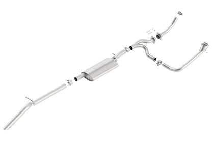 Borla 12-15 Jeep Wrangler 3.6L V6 Auto/Manual Trans Turndown Tip Dual Left Rear Exit Exhaust 140634
