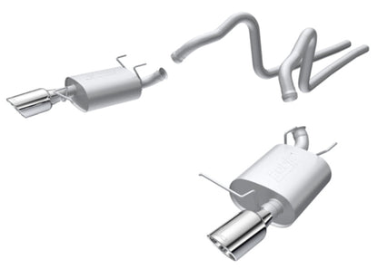 Borla 2011 Ford Mustang 3.7L 6cyl 6spd RWD SS S-Type Catback Exhaust 140375