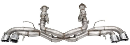 Corsa 2020 Corvette C8 3in Xtreme Cat-Back Exhaust 4.5in Pol Quad Tips — 24MFY