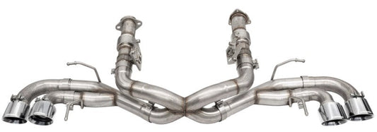 Corsa 2020 Corvette C8 3in Xtreme Cat-Back Exhaust 4.5in Pol Quad Tips — 24MFY