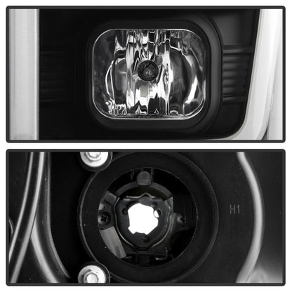 Spyder Ford F-250/350/450 08-10 V2 High-Power LED Headlights-Switch Back-Black