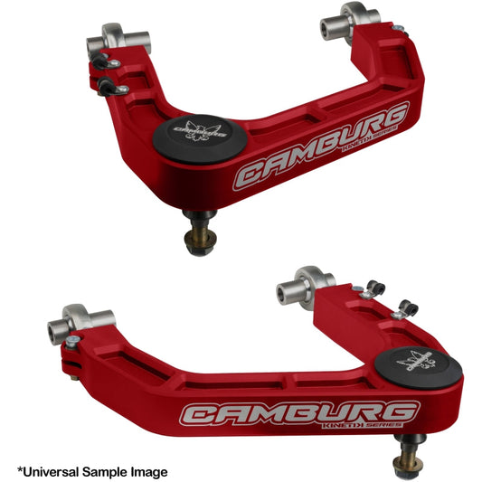 Camburg Toyota Tacoma 05-23 / 4-Runner 03-23 / FJ 07-14 KINETIK V2 Billet Uniball Upper Arms (Red) CAM-310184-RED