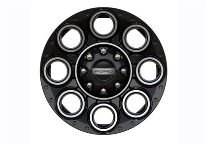 Ford Racing 23-24 Super Duty 20x8in Wheel Kit - Black w/Machined Face M-1007K-S2008GBM2