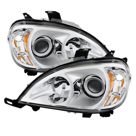 SPYDER Xtune Mercedes Benz W163 Ml-Class 98-01 ProjectOEr Headlights Chrome PRO-JH-MBW16398-C 9028205