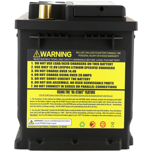 Antigravity Batteries Antigravity H6/Group 48 Lithium Car Battery AG-H6-30-16