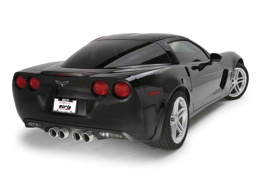 Borla 06-13 Chevy Corvette C6 ZO6/ZR1 Manual Trans S-Type II Rear Section Exht Dual Rd Rolled Tips 11917
