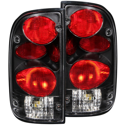 Anzo 1995-2000 Toyota Tacoma Taillights Black