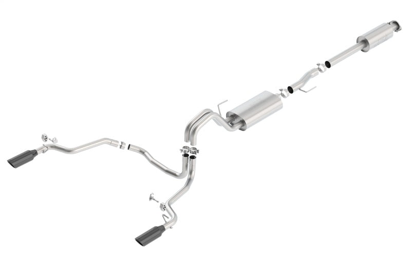 Borla 15-17 Ford F-150 2.7L/ 3.5L EcoBoost/ 5.0L V8 Rear Exit S-Type Catback Exhaust