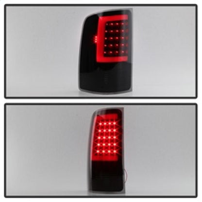 Spyder xTune 07-13 GMC Sierra 1500 LED Tail Lights - Black Smoke (Alt-On-GS07-G2-Led-Bsm)