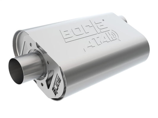 Borla CrateMuffler SBF 289/302 2.5 inch Offset/Center 14in x 4.35in x 9in Oval Muffler 400832