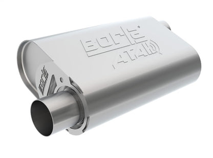 Borla CrateMuffler Stock SBF 289/302 (Exc. Coyote) ATAK 2.25in Inlet/Outlet Oval Muffler 400835