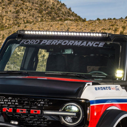 Ford Racing Ford Performance Bronco Windshield Banner - Silver M-1820-BRS