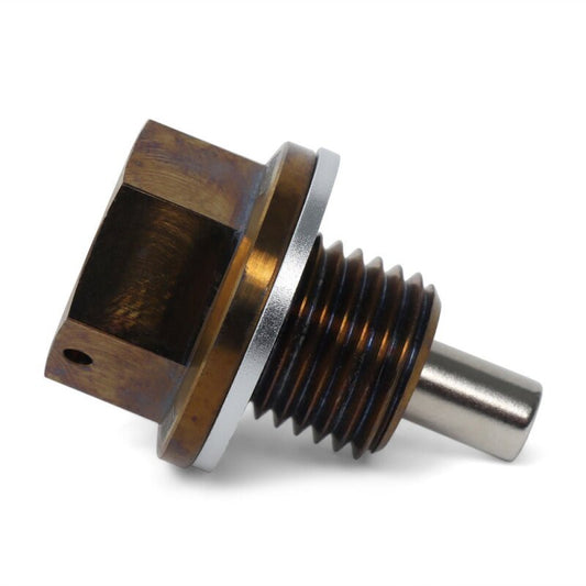 BLOX Racing Titanium Magnetic Oil & Transmission Drain Plug Set - Honda M14X1.5 BXAC-00405-6-TI